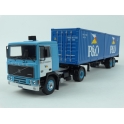 Volvo F10 P&O Containers 1983 model 1:43 IXO Models TTR006