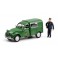 Citroen 2CV AZU Special Post Luxembourg with Figure